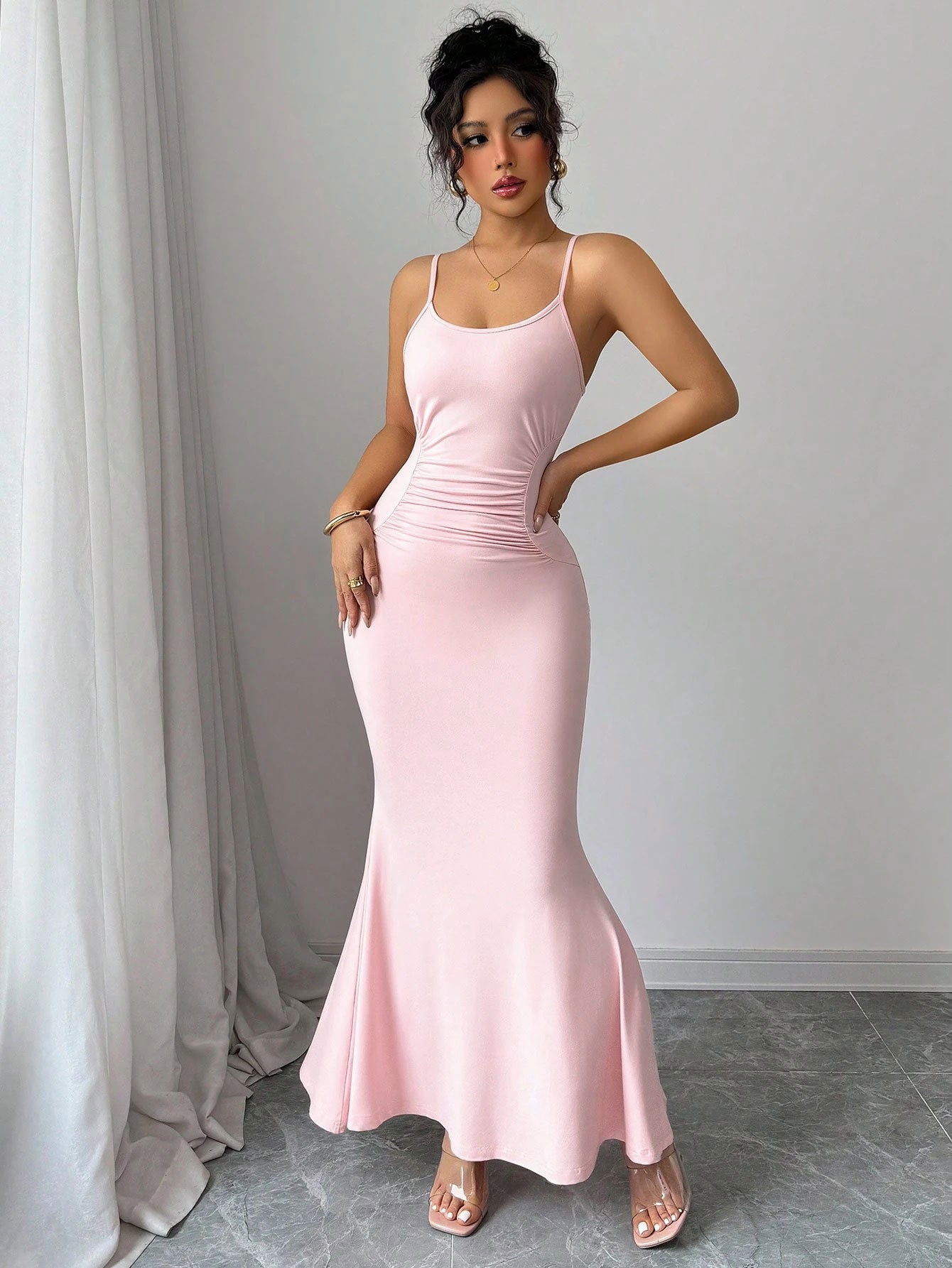 New Summer Women's Dress Long Sling Dresses Club Sexy Suspender Dress
