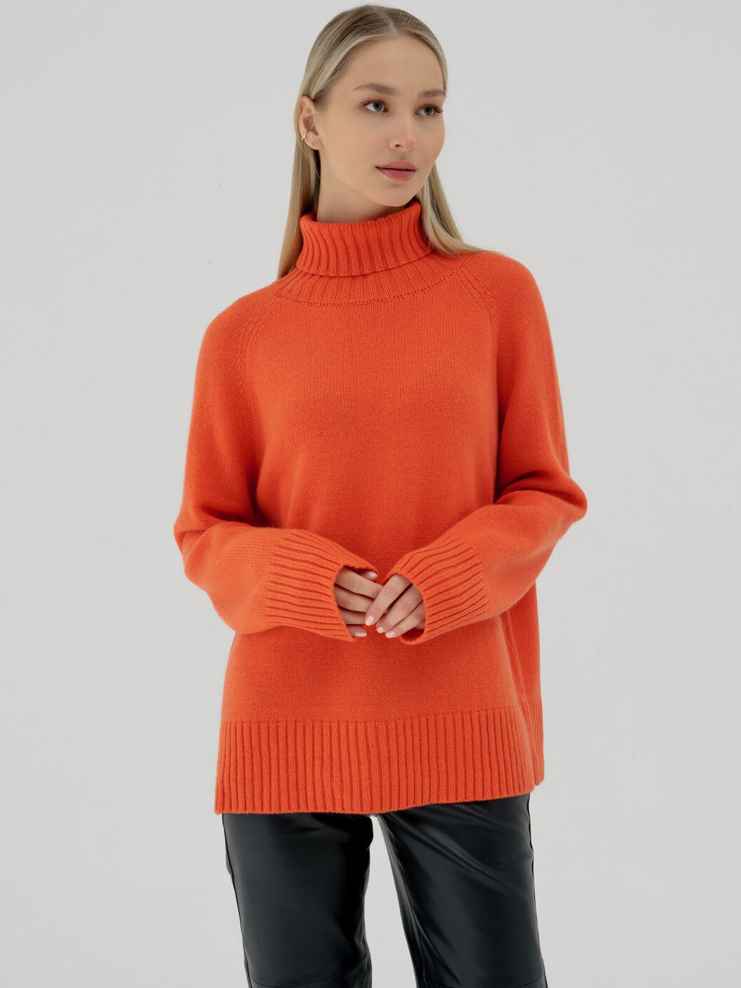 WomenWarm Pullover Tops Winter Oversized Casual Loose Knitted