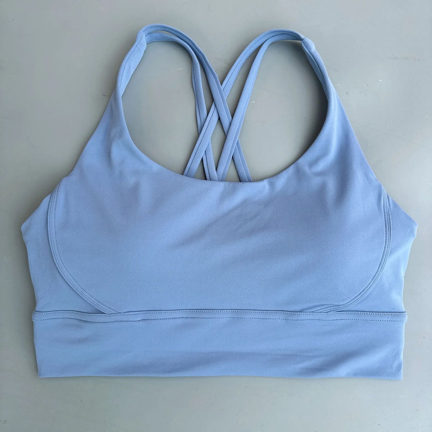 Solid Color Fitness Women Sport Bra Gym Yoga bra Athletic Cross Tight Top Workout Train With Chest Pad High quality shockproof