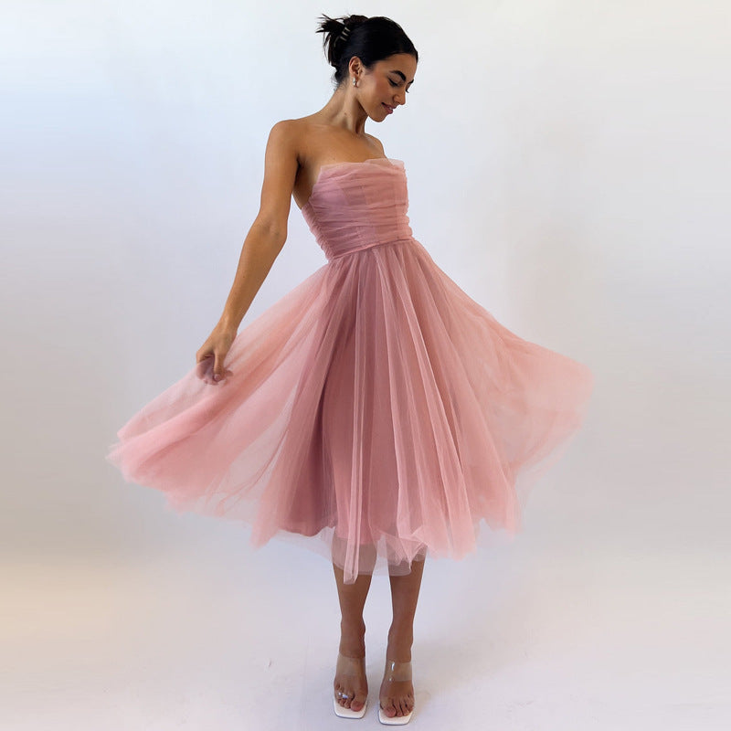 Sexy backless mesh summer dress women luxury wedding party dress ladies new elegant birthday prom evening short dresses vestido
