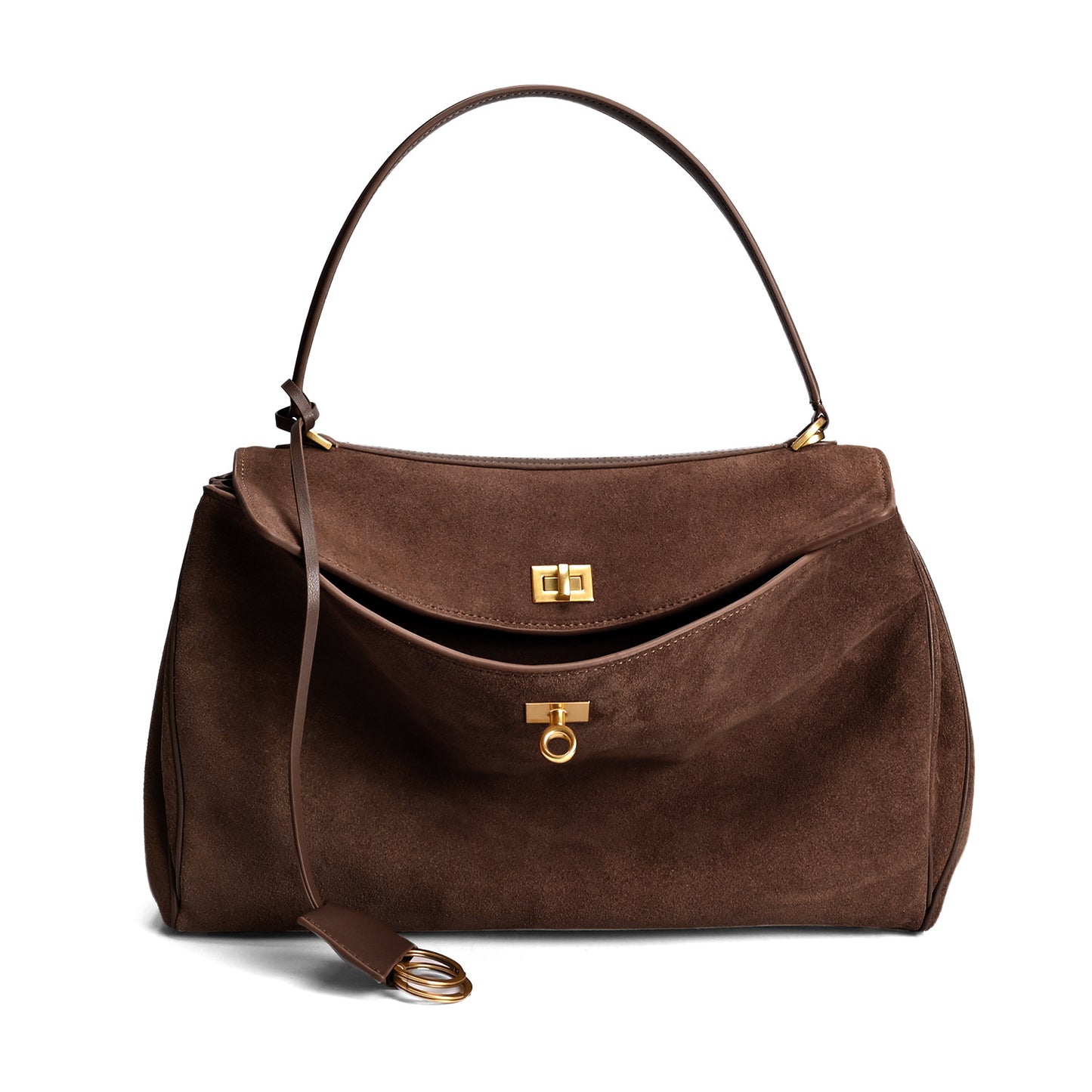 New Rodeo Women Handbags Cowhide Suede Women Totes Luxury Brand Fashion Gold Buckle Shoulder Bags Lady Trend Satchel
