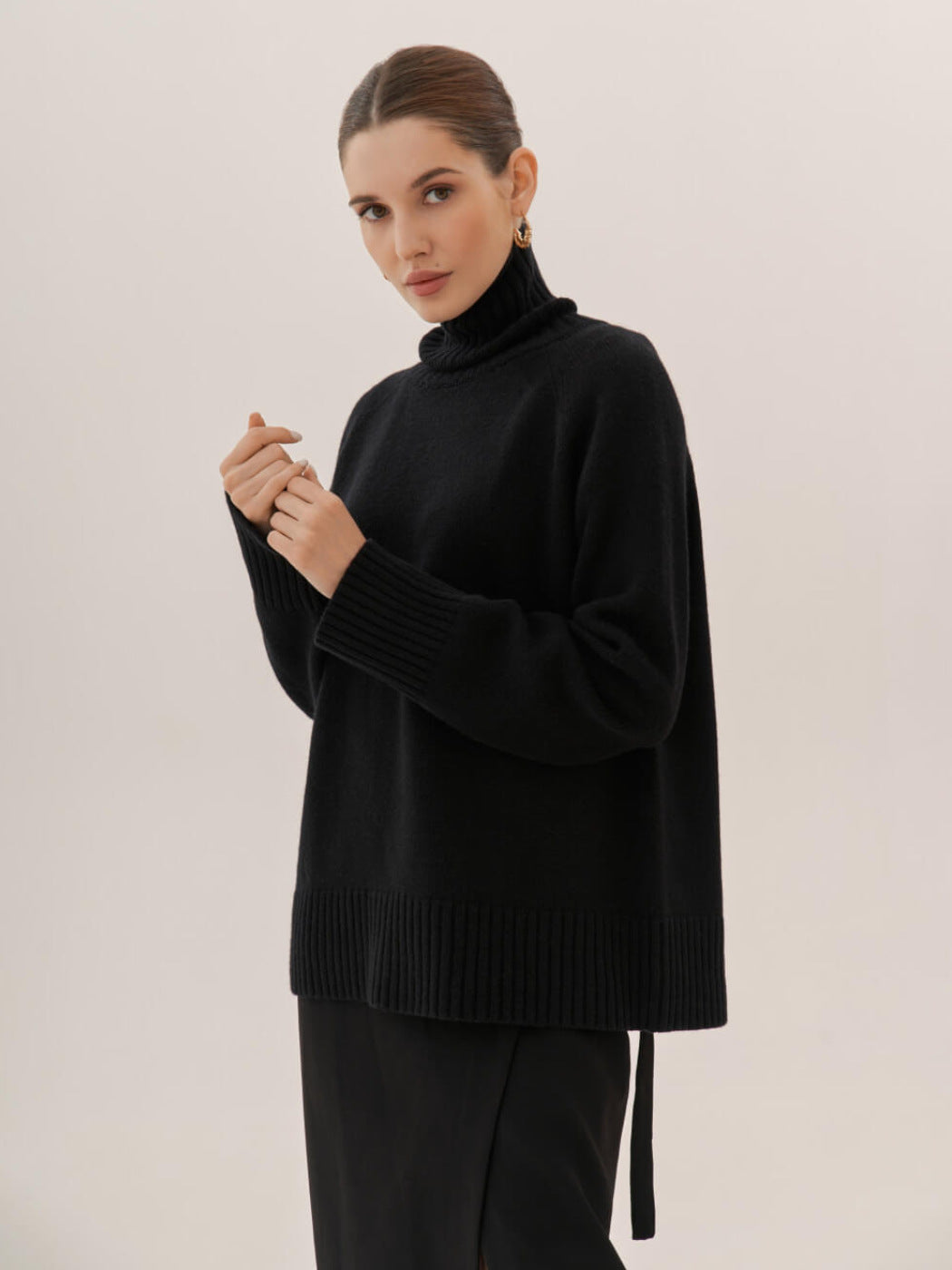 WomenWarm Pullover Tops Winter Oversized Casual Loose Knitted