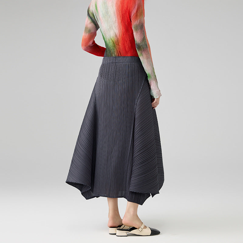 Fashionable Slimming Elastic High Waist A-line Skirts