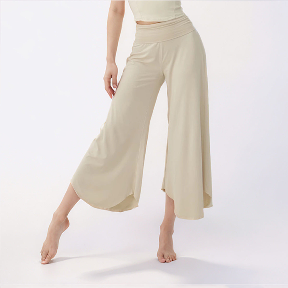 Wide Leg Pants for Girls Women Modern Ballet Dance Trousers Contemporary Lyrical Gymnastics Dance Costume Adult