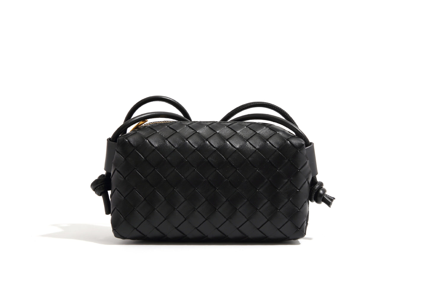 Woven Leather Tissue Box Light Luxury Desktop Coffee Table Draw Paper Storage Box Bedroom Restaurant Napkin Bag