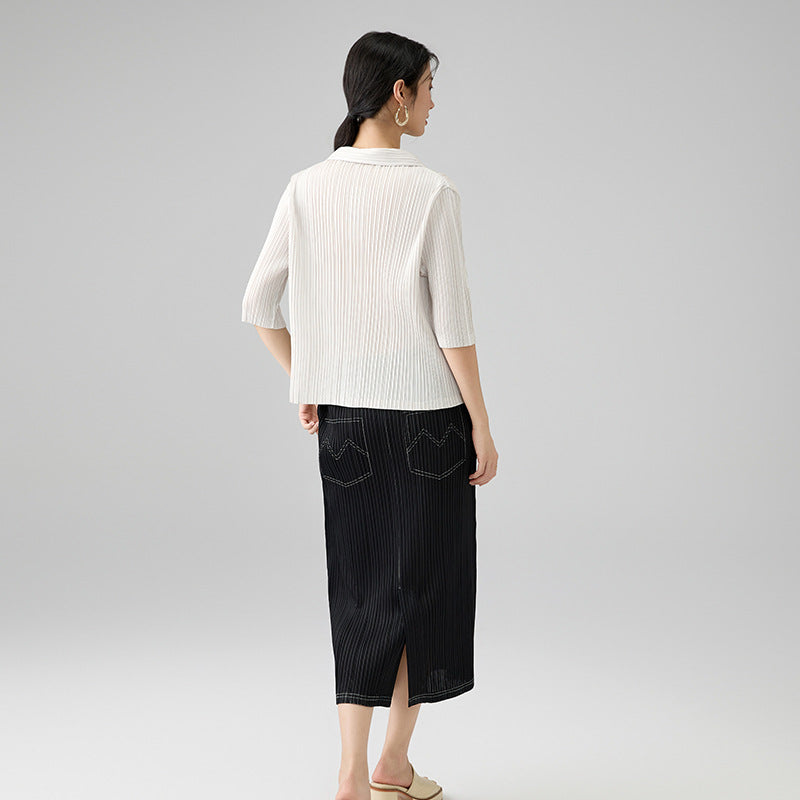 New Summer Slim Pullover Tops Office Lady Design Tee