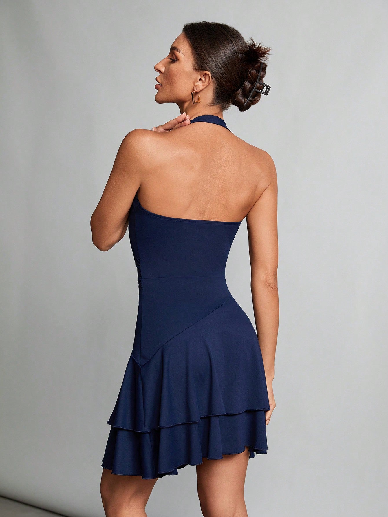 Slimming Effect Casual Shoulder-baring Neckline Party Dress Spring Summer Women's Clothing Sleeveless Style from Mainland China