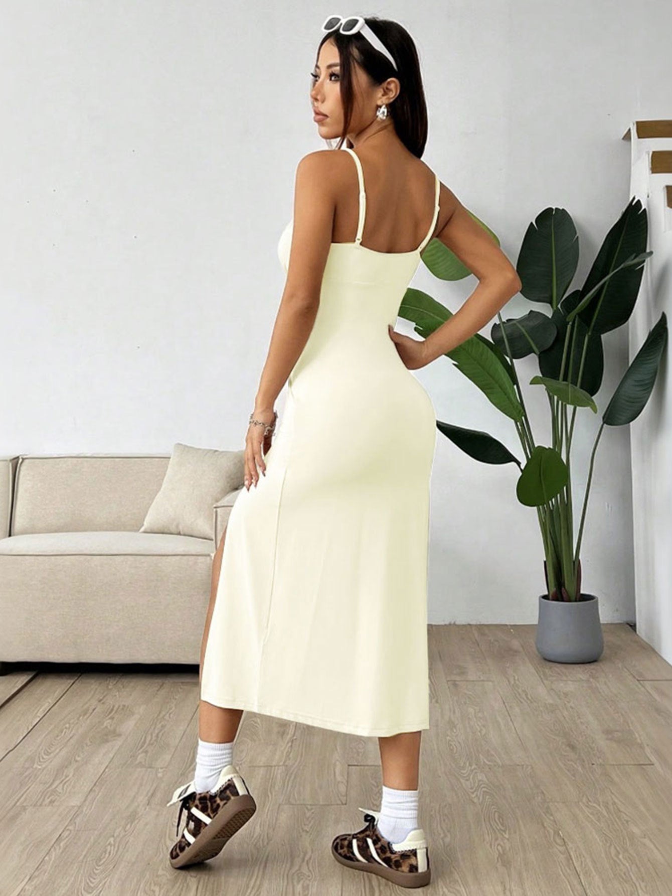 Elegant Maxi Long Waist Wrap A-line Dress Women Spaghetti Strap Spring Summer Dress Backless Sexy Party Dresses