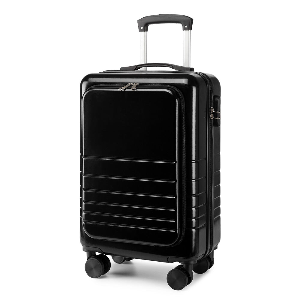 New Travel Suitcases with Wheels Rolling Luggage Female Front Open Trolley Case Boarding Case 20''suitcase 10 Kg Airplane Wheel