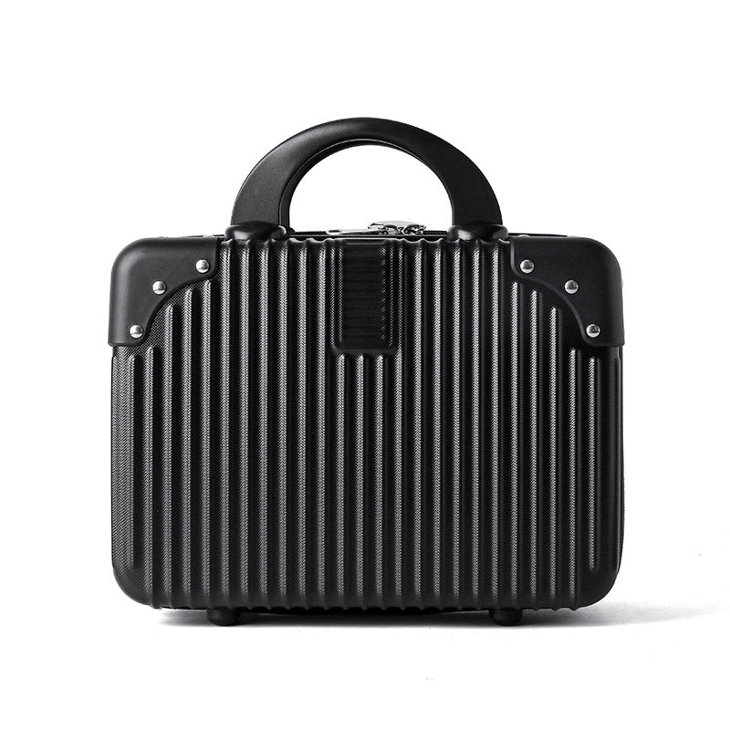 14 inch Mini Women Travel Suitcase Storage Bags Cosmetic Box Hand Luggage Organizer Makeup Case Small Password Box Boarding Case