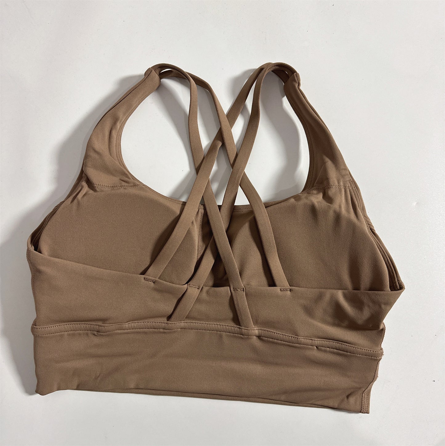 Solid Color Fitness Women Sport Bra Gym Yoga bra Athletic Cross Tight Top Workout Train With Chest Pad High quality shockproof