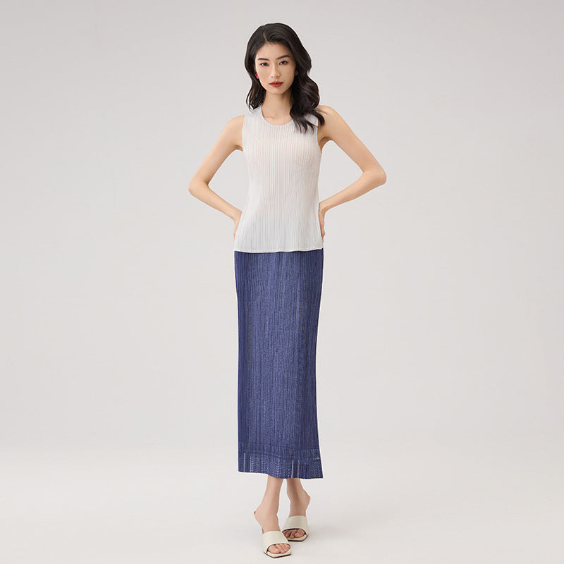 Summer New Fashion Casual Temperament Versatile Pullover Sleeveless Tops