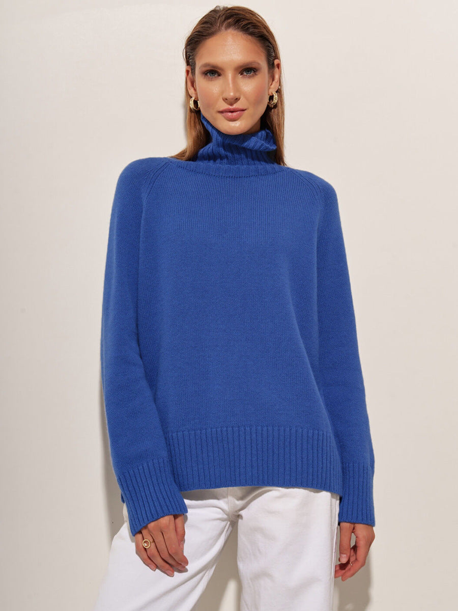 WomenWarm Pullover Tops Winter Oversized Casual Loose Knitted