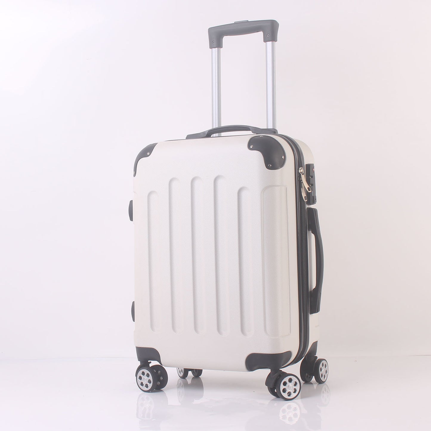 20 inch Pc Luggage Abs Luggage Bag Travel Trolley Case 20 Inch Unisex Luxury Wheeled Suitcase
