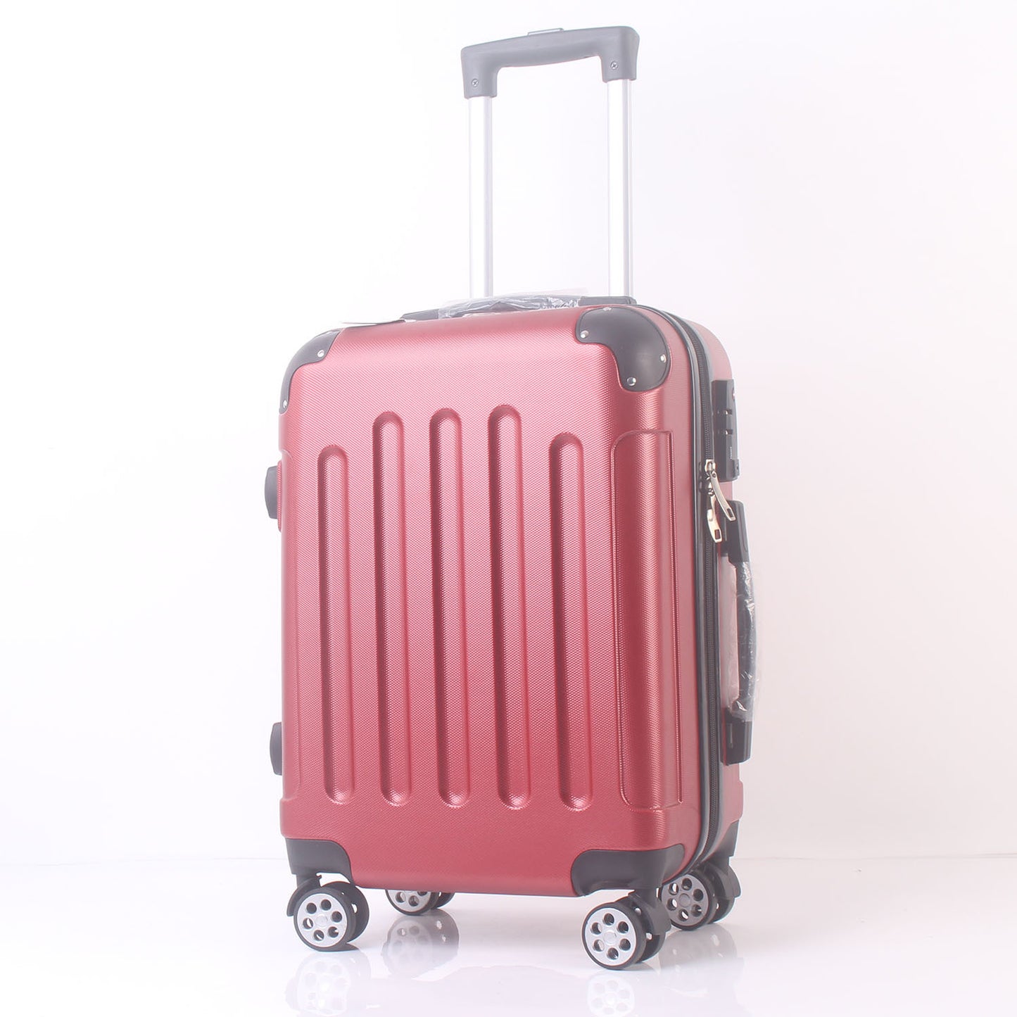 20 inch Pc Luggage Abs Luggage Bag Travel Trolley Case 20 Inch Unisex Luxury Wheeled Suitcase