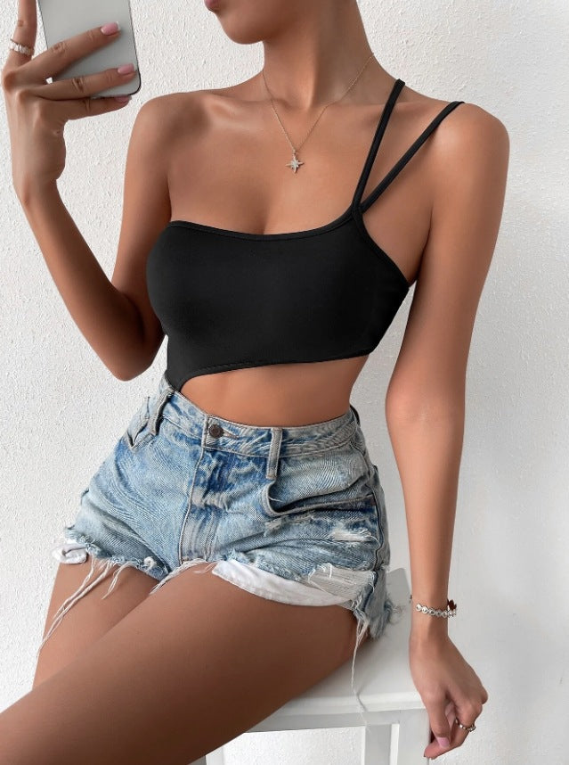 Back Bra with Logo Women Seamless Top Bra Stretchy Fitness Sports Tops Medium Support Padded Gym Crop top