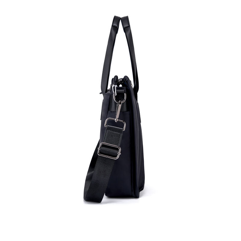 Men's Large-capacity Shoulder Diagonal Cross Laptop Bag Horizontal Canvas Leisure Bag Oxford Cloth Men's Bags Business Backpacks