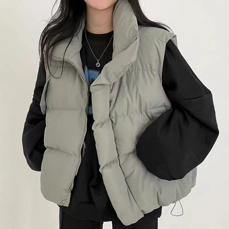 Autumn Winter Waistcoats Women Sleeveless Vests