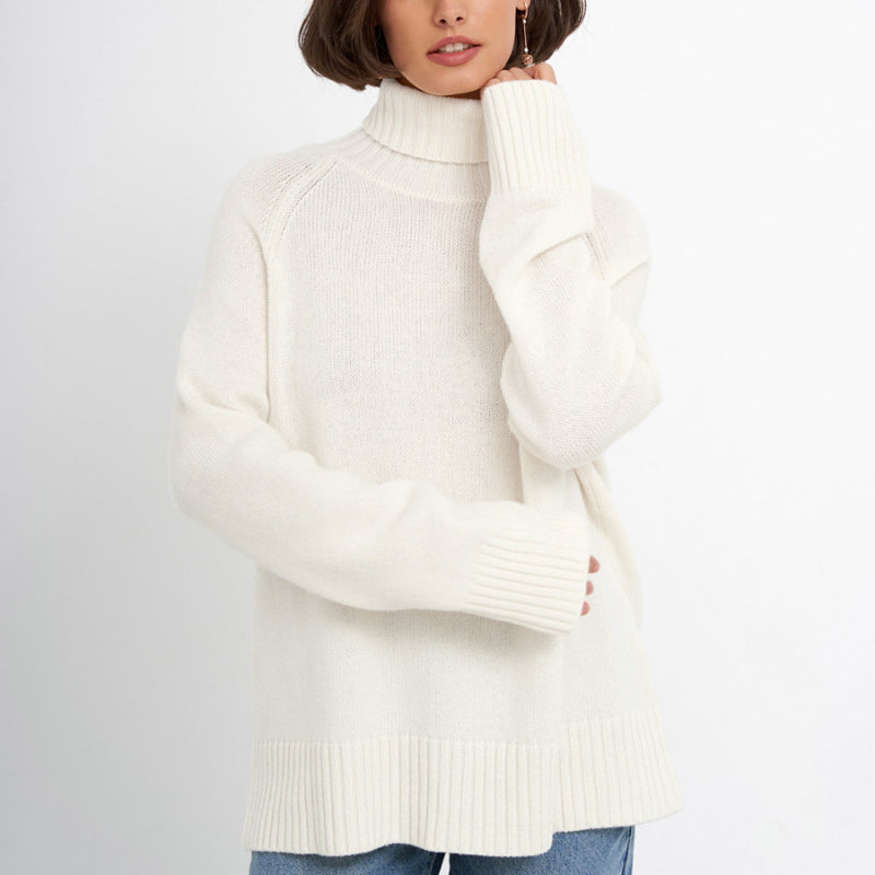 WomenWarm Pullover Tops Winter Oversized Casual Loose Knitted