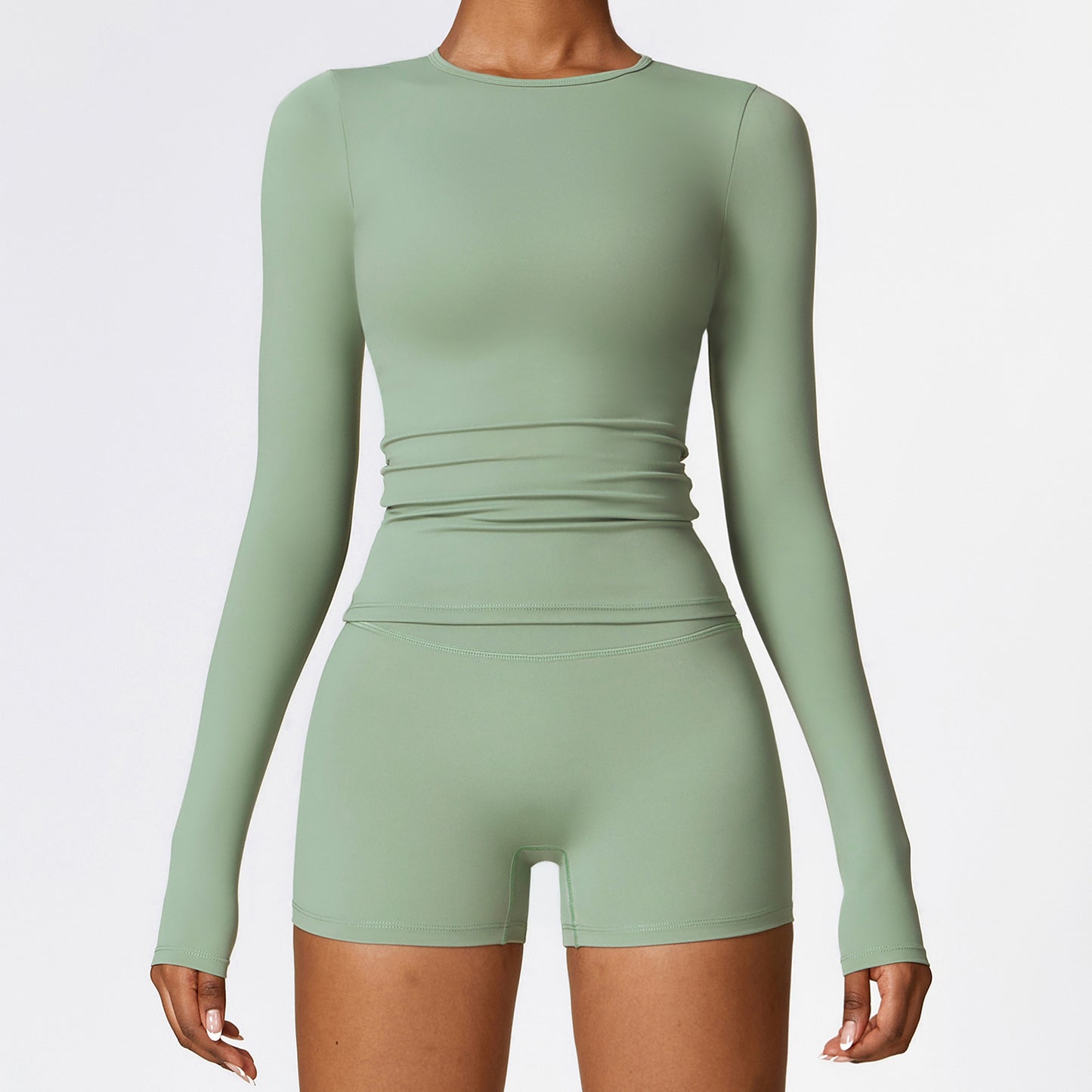 New Yoga Set Women Gym 2 Piece Tight Quick-drying Fitness Wear Outdoor Running Suit Sports Fitness High Waist Leggings Workout