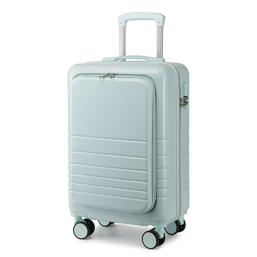 New Travel Suitcases with Wheels Rolling Luggage Female Front Open Trolley Case Boarding Case 20''suitcase 10 Kg Airplane Wheel