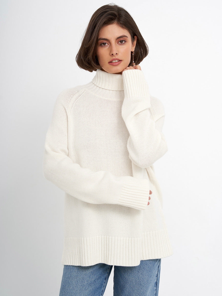 WomenWarm Pullover Tops Winter Oversized Casual Loose Knitted