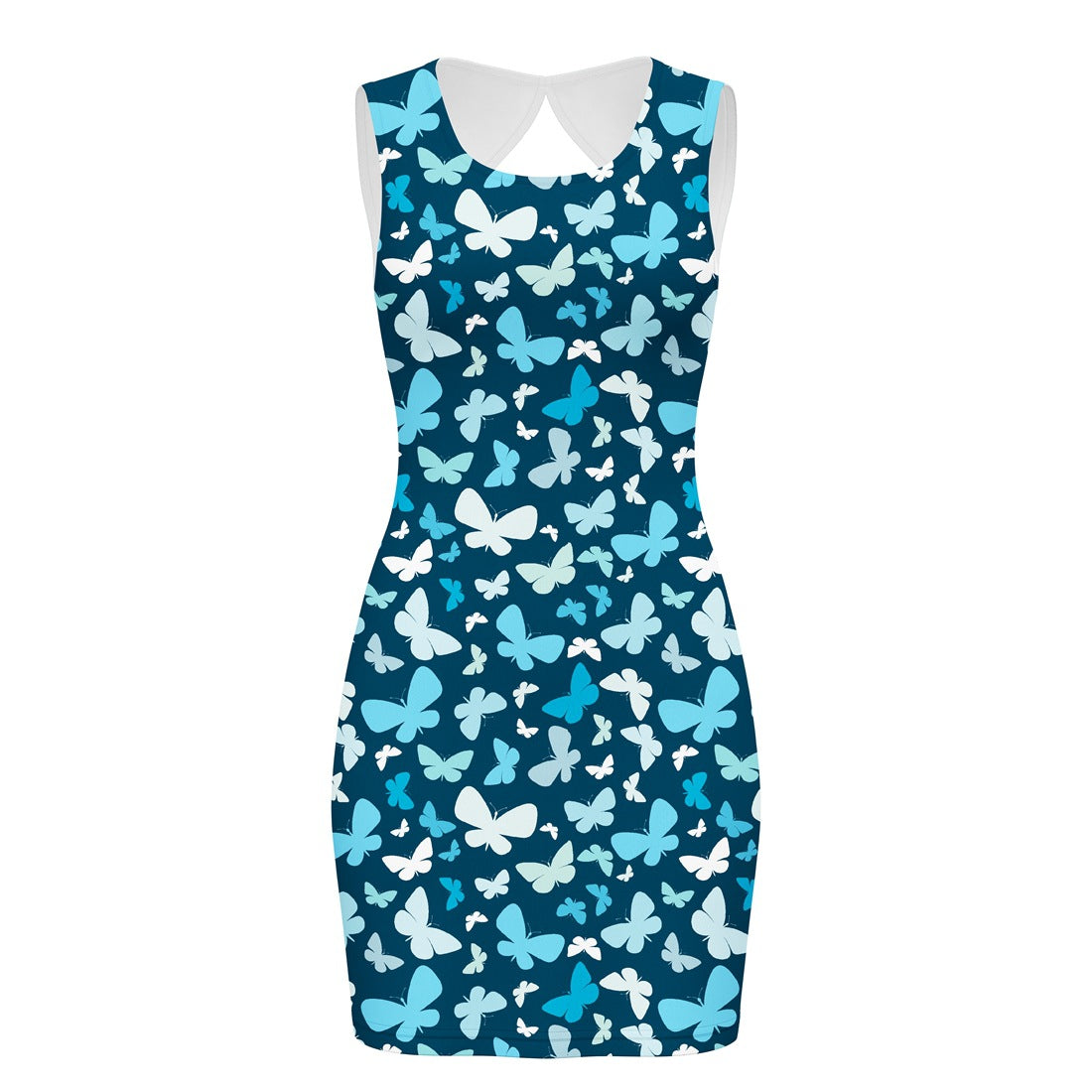 Coverup Summer Dress for Women 2025 Eyelet Casual Loose Sleeveless Sundresses Tank Dress with Pockets Women's Floral Print Dress