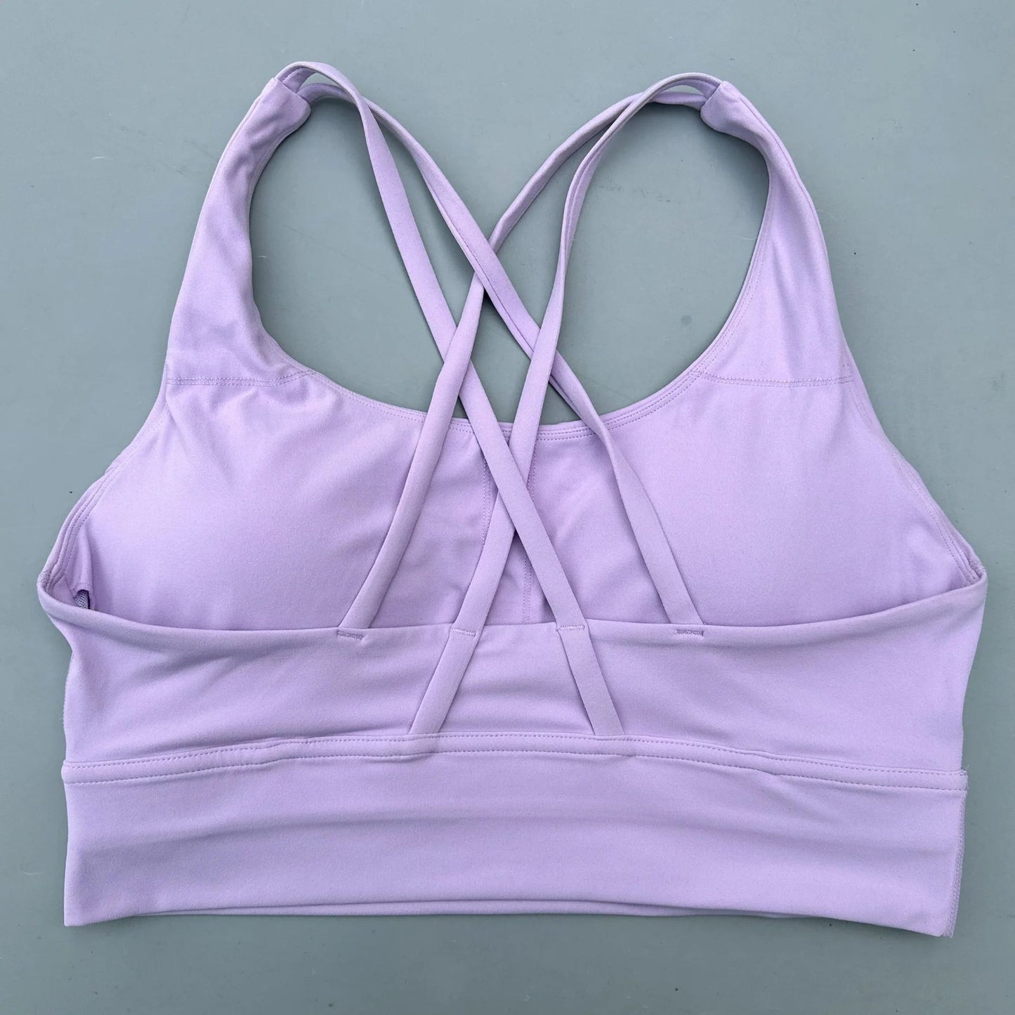 Solid Color Fitness Women Sport Bra Gym Yoga bra Athletic Cross Tight Top Workout Train With Chest Pad High quality shockproof