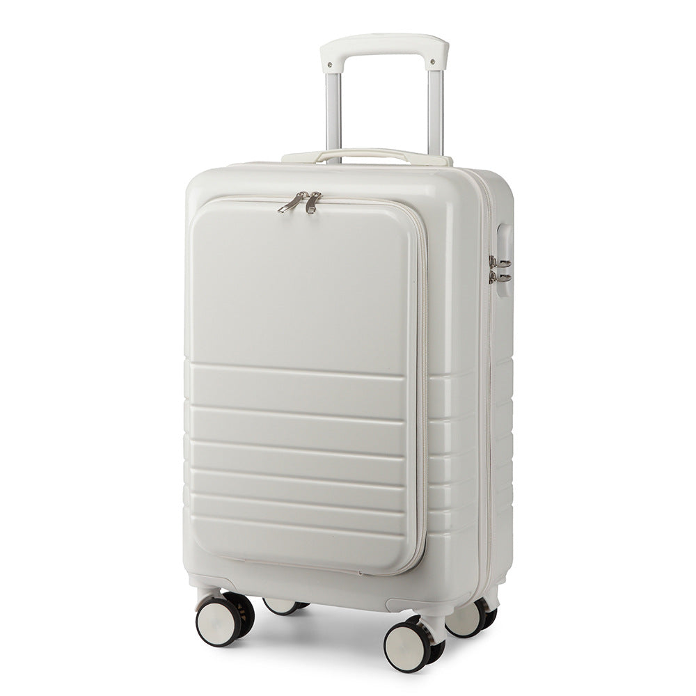 New Travel Suitcases with Wheels Rolling Luggage Female Front Open Trolley Case Boarding Case 20''suitcase 10 Kg Airplane Wheel