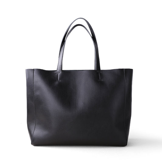 Soft Genuine Leather Women Shoulder Bags Large Capacity Female Totes Bag Brand Designer Leather Lady Handbag Casual