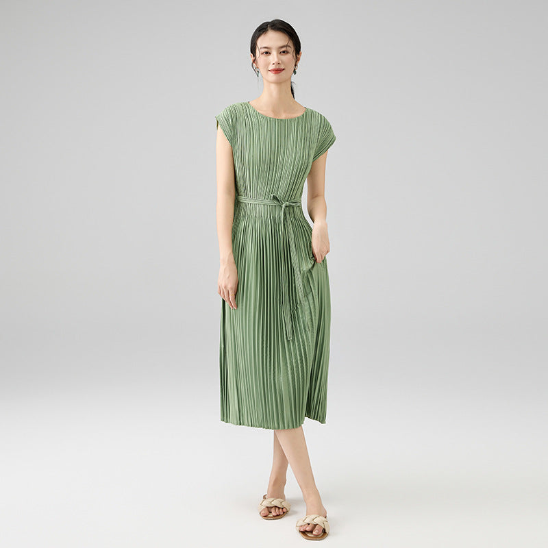 Women Summer New Style Lightweight Maturity Feel Long Skirt