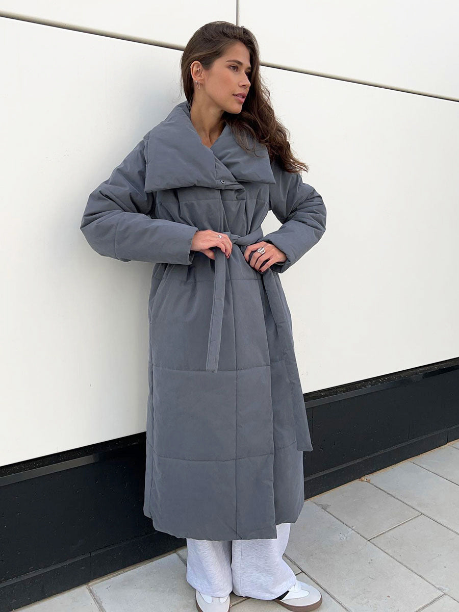 Women Loose Quilted Jackets Parkas Winter Coats Oversized