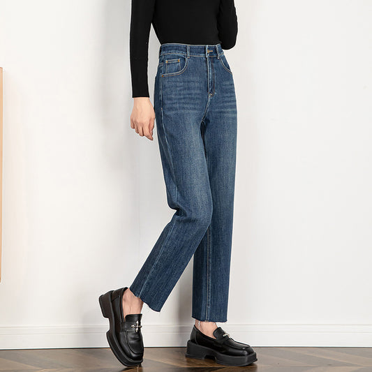 Women's Skinny Elastic Jeans Korean Fashion Slim Pencil Pants