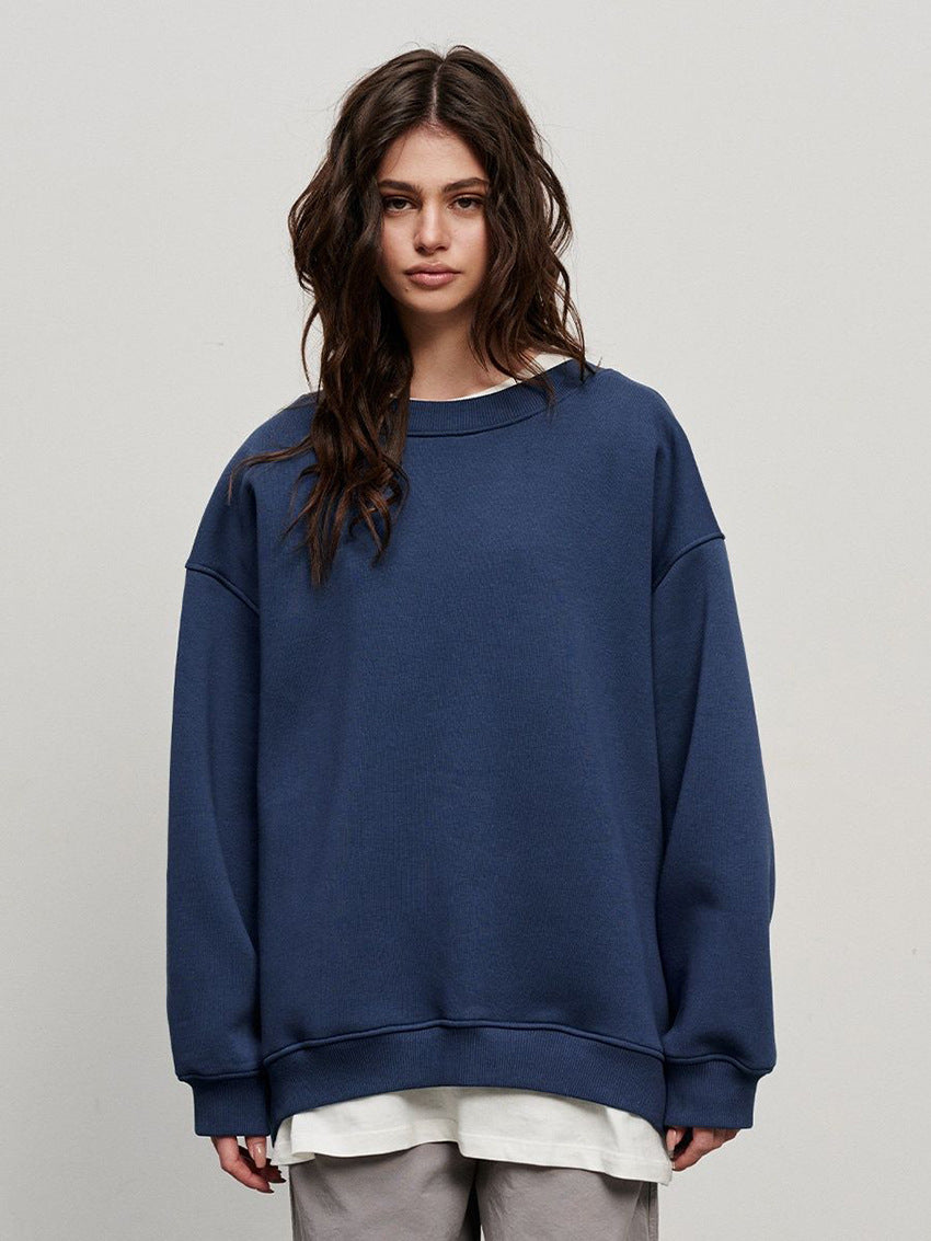 Oversized Hoodies & Sweatshirts for Women Autumn Winter Thick Warm Fleece Sweatshirt