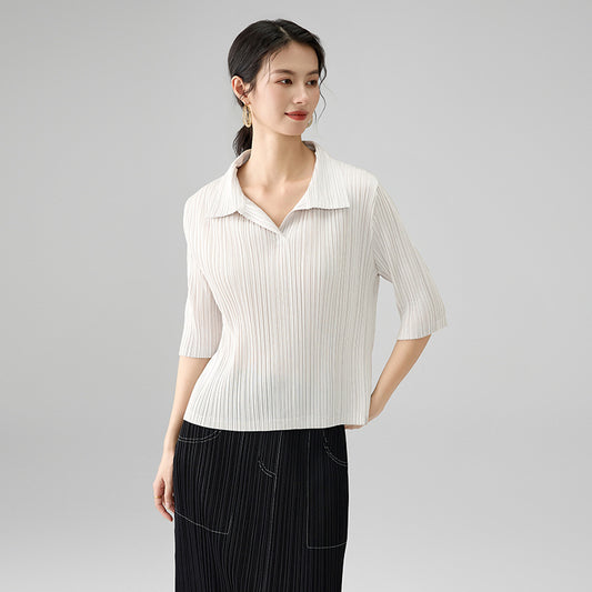 New Summer Slim Pullover Tops Office Lady Design Tee