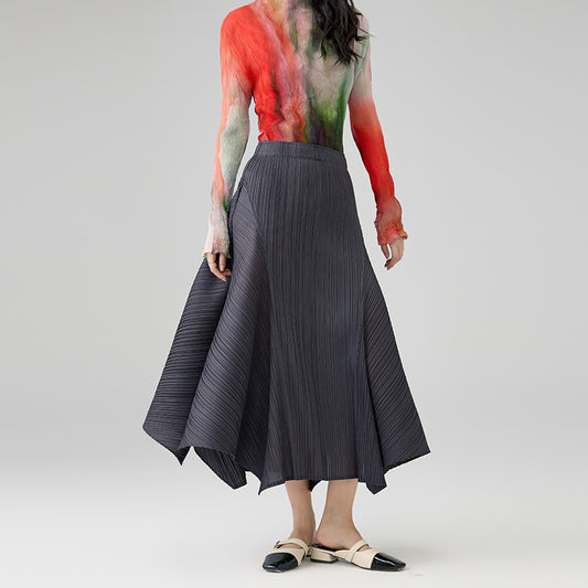 Fashionable Slimming Elastic High Waist A-line Skirts