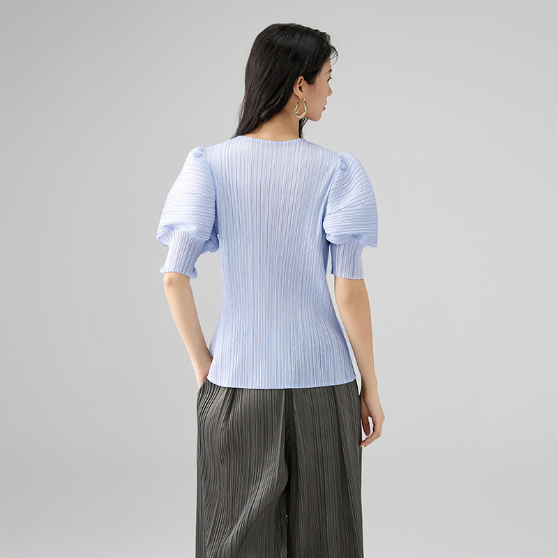 Women T Shirt Round Collar Sleeveless Solid Color New 2025 Summer Pullover Female Slim Casual Tops
