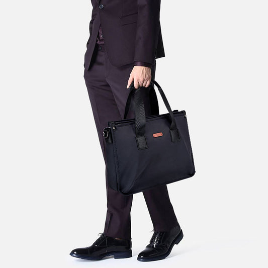 Men's Large-capacity Shoulder Diagonal Cross Laptop Bag Horizontal Canvas Leisure Bag Oxford Cloth Men's Bags Business Backpacks