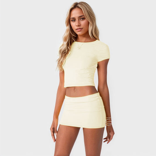 Spring Autumn Women BeigeT-Shirt Causal Long Sleeve Crop Tops O Neck Pullovers Base Tees Bodycon Slim Fit T Shirt