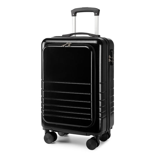 New Travel Suitcases with Wheels Rolling Luggage Female Front Open Trolley Case Boarding Case 20''suitcase 10 Kg Airplane Wheel