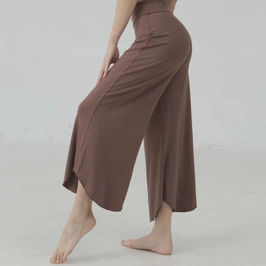 Wide Leg Pants for Girls Women Modern Ballet Dance Trousers Contemporary Lyrical Gymnastics Dance Costume Adult