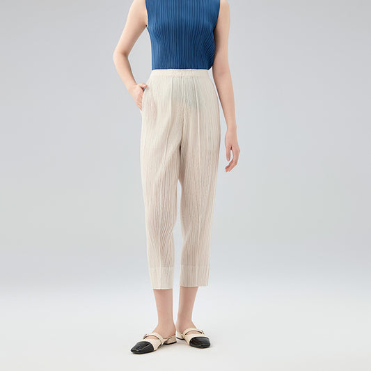 Summer New Sleeveless Half-high Neck Tank Top Basic Section Thin Hundred Tops