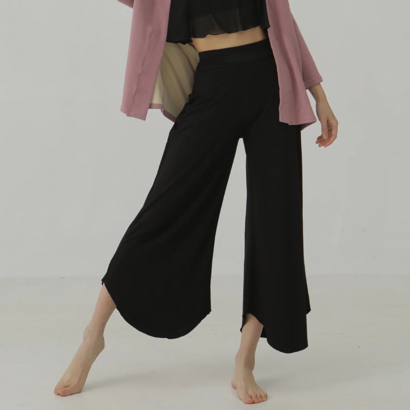 Wide Leg Pants for Girls Women Modern Ballet Dance Trousers Contemporary Lyrical Gymnastics Dance Costume Adult