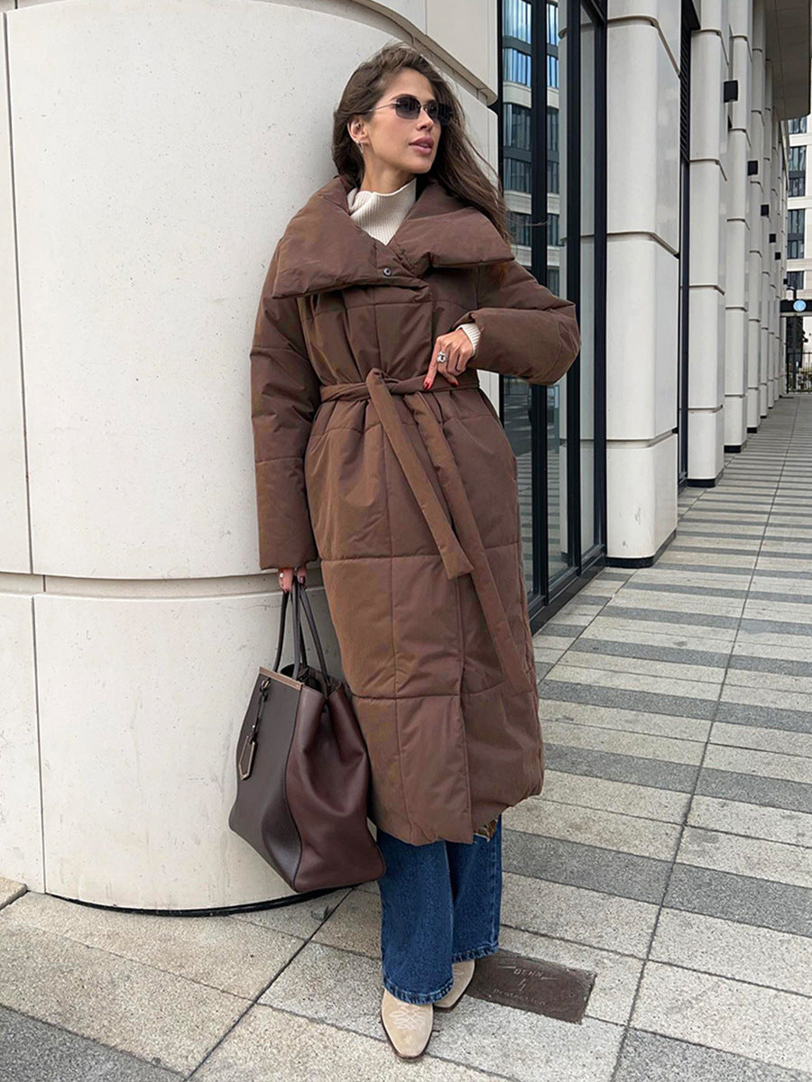 Women Loose Quilted Jackets Parkas Winter Coats Oversized