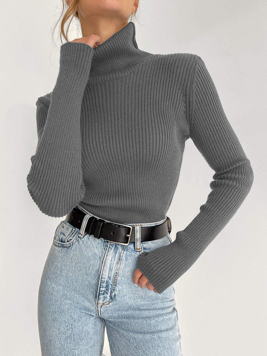 White Sweater Tops Women Pullovers Fashion Sweater